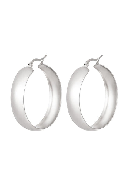 oorbellen stainless steel chique
