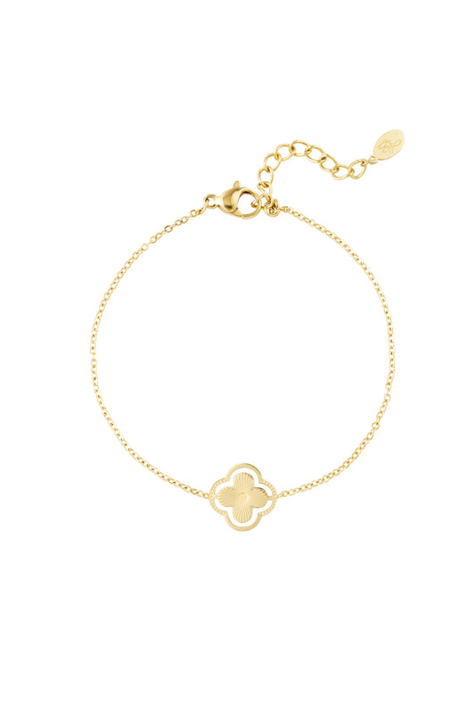 armband dubbele klaver