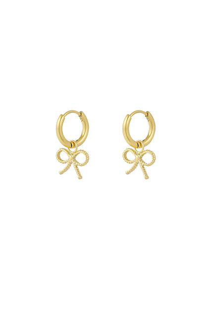 oorbellen bow basic