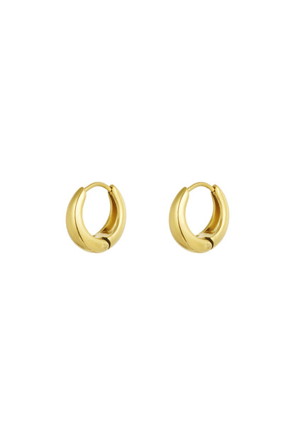 kleine basic hoop oorbellen