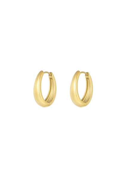 classy hoop oorbellen