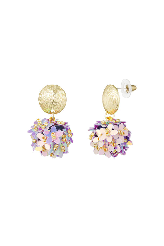 Pop of colour oorbellen