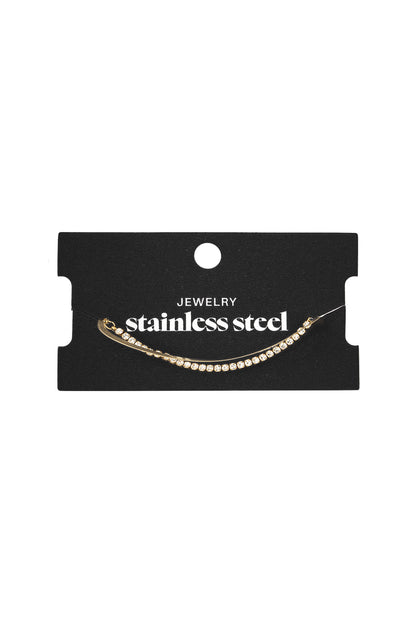 dubbele armband met diamantjes