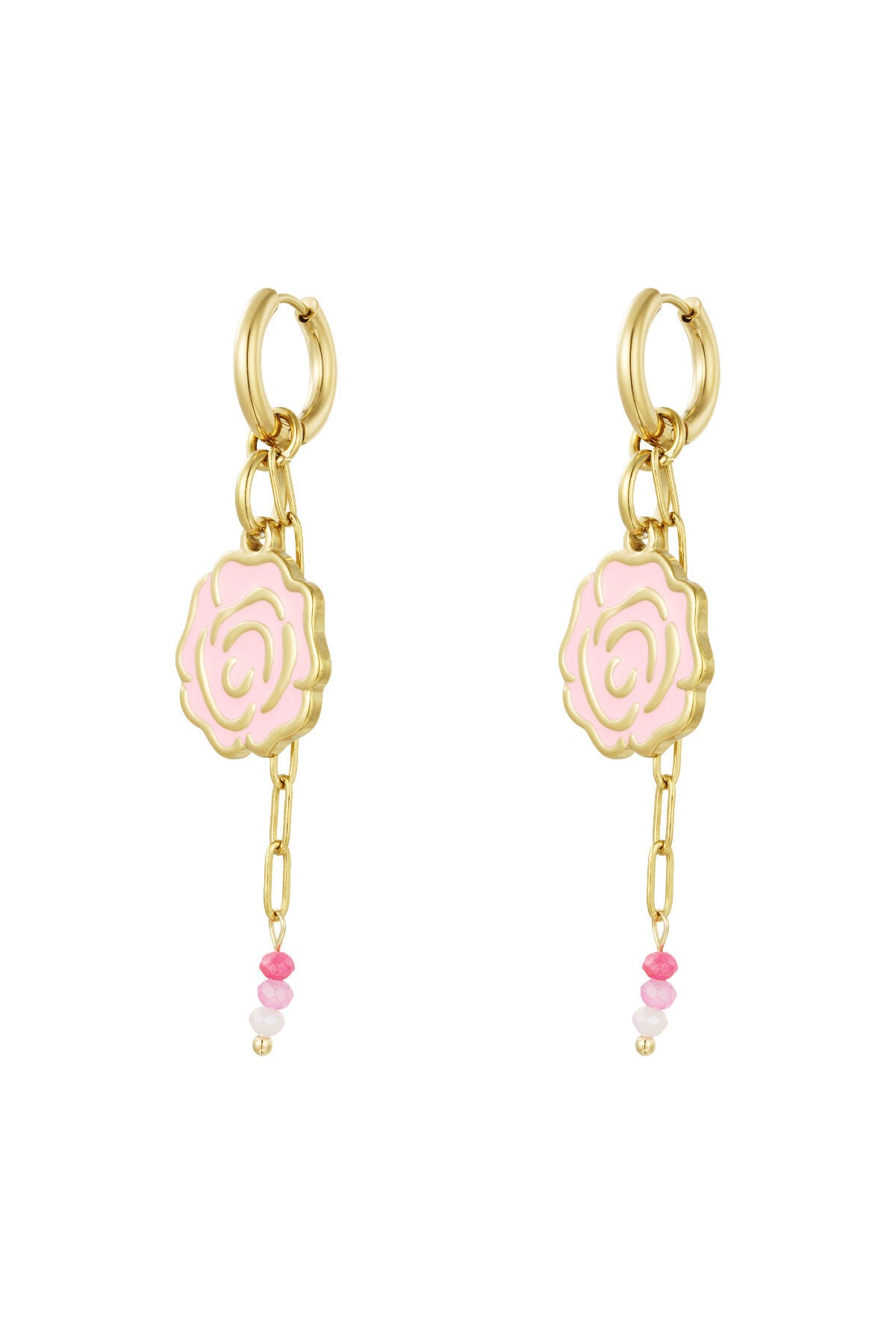 Oorbellen sweetheart rose