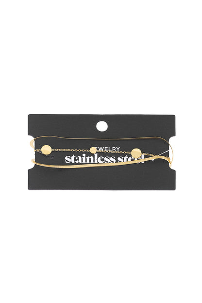 dubbele coin armband