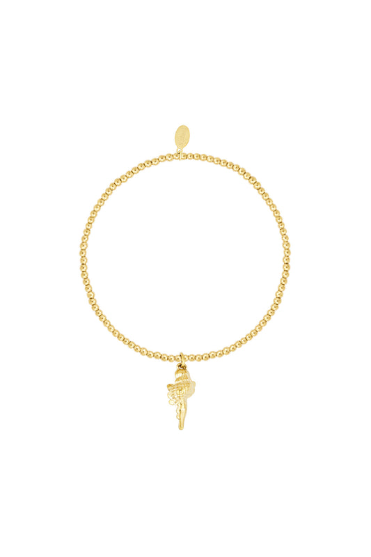 simpele zeeschelp armband