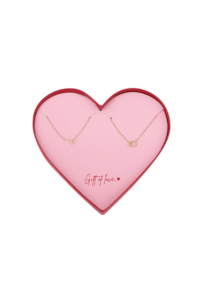 gift of love stainless steel infinity armbanden
