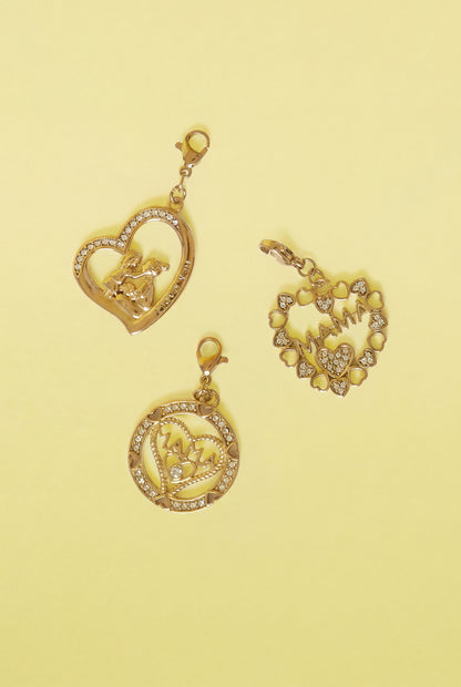 Sieraden bedel hart in hart mama DIY