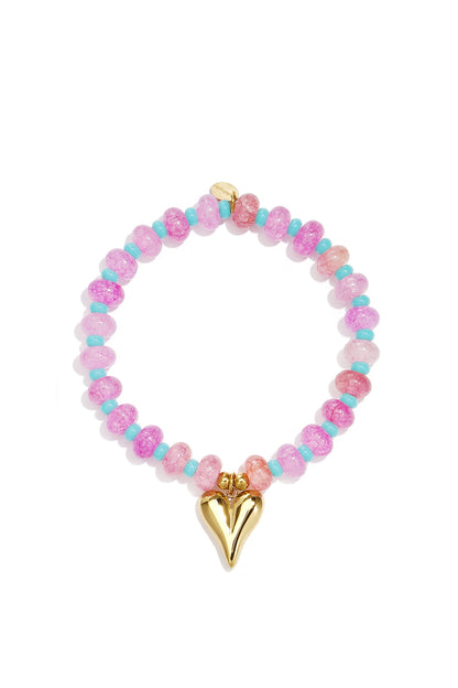 Armbanden van glaskralen met bloemenmotief, casual, dagelijks en eenvoudig, dames sieraden