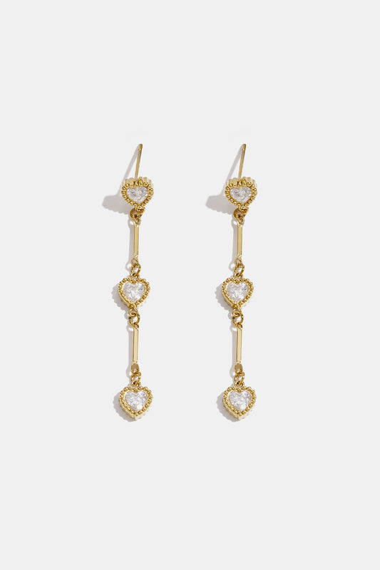 Oorbellen met hangertjes van roestvrij staal en ketting, elegant, geschikt voor feestjes en bijeenkomsten, luxe serie damessieraden