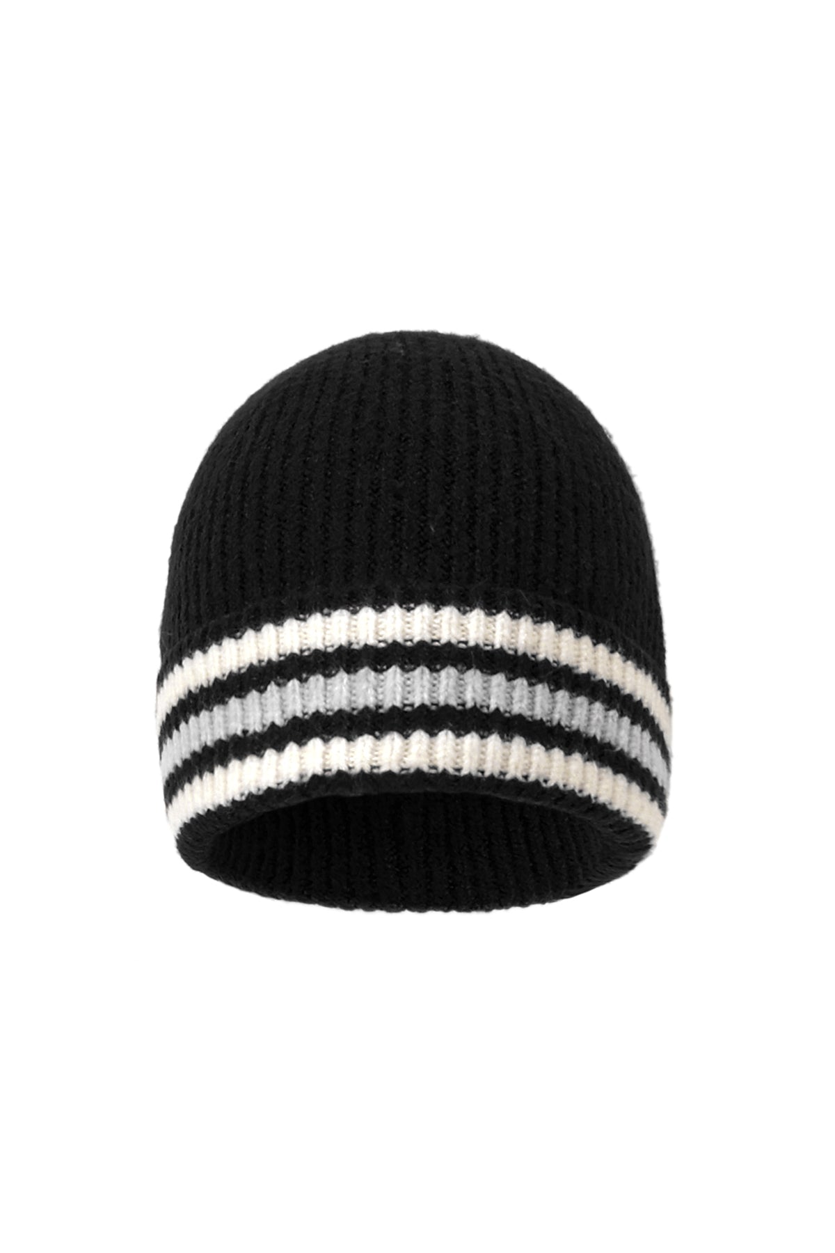 Muts met strepen, casual, polyester, dagelijkse accessoires