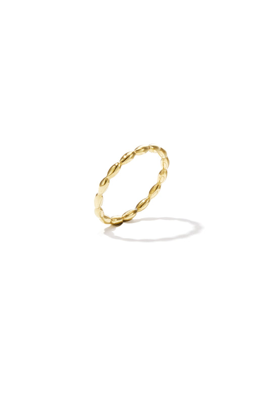 Minimalistische ring met bubbel effect