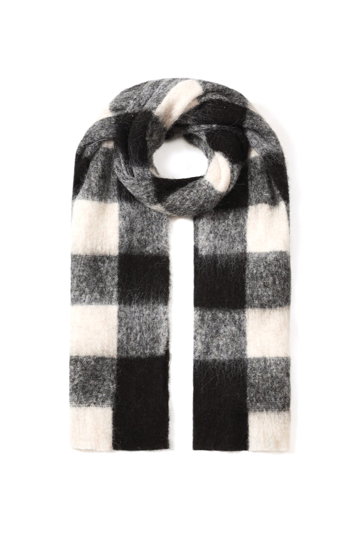 Wintersjaals met ruitpatroon, eenvoudig, polyester, geschikt voor dagelijks gebruik.