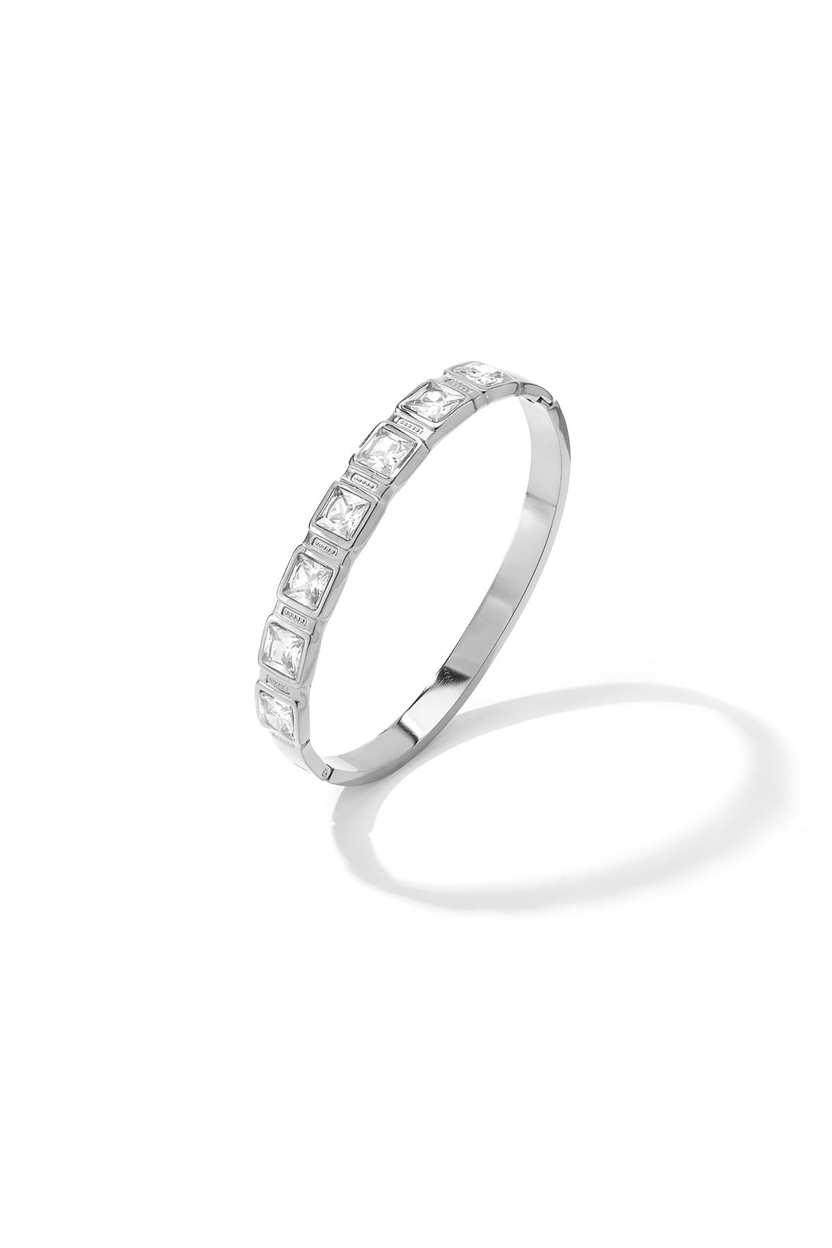 Roestvrijstalen armbanden met geometrische vorm, eenvoudige, alledaagse serie, damessieraden