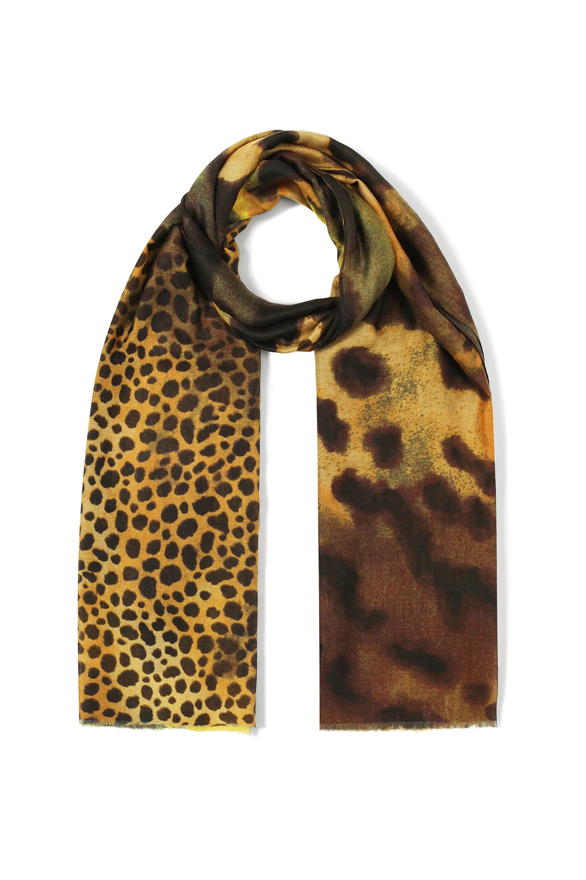Zomersjaals met luipaardprint, eenvoudige polyester sjaals, dagelijkse accessoires