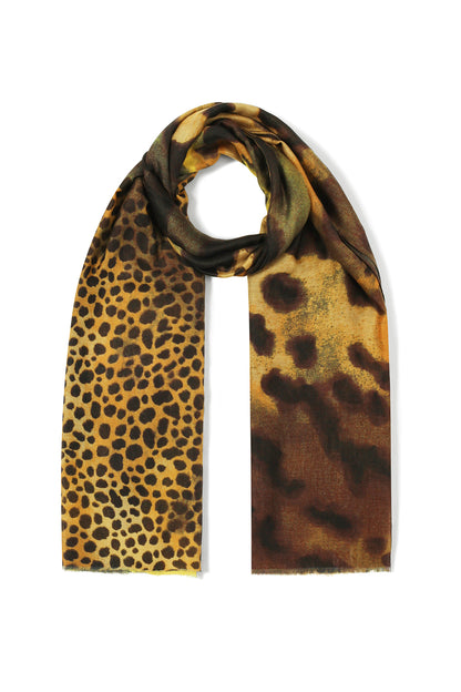 Zomersjaals met luipaardprint, eenvoudige polyester sjaals, dagelijkse accessoires