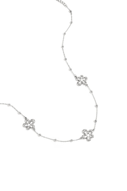 Ketting met koraalvormige bloemen