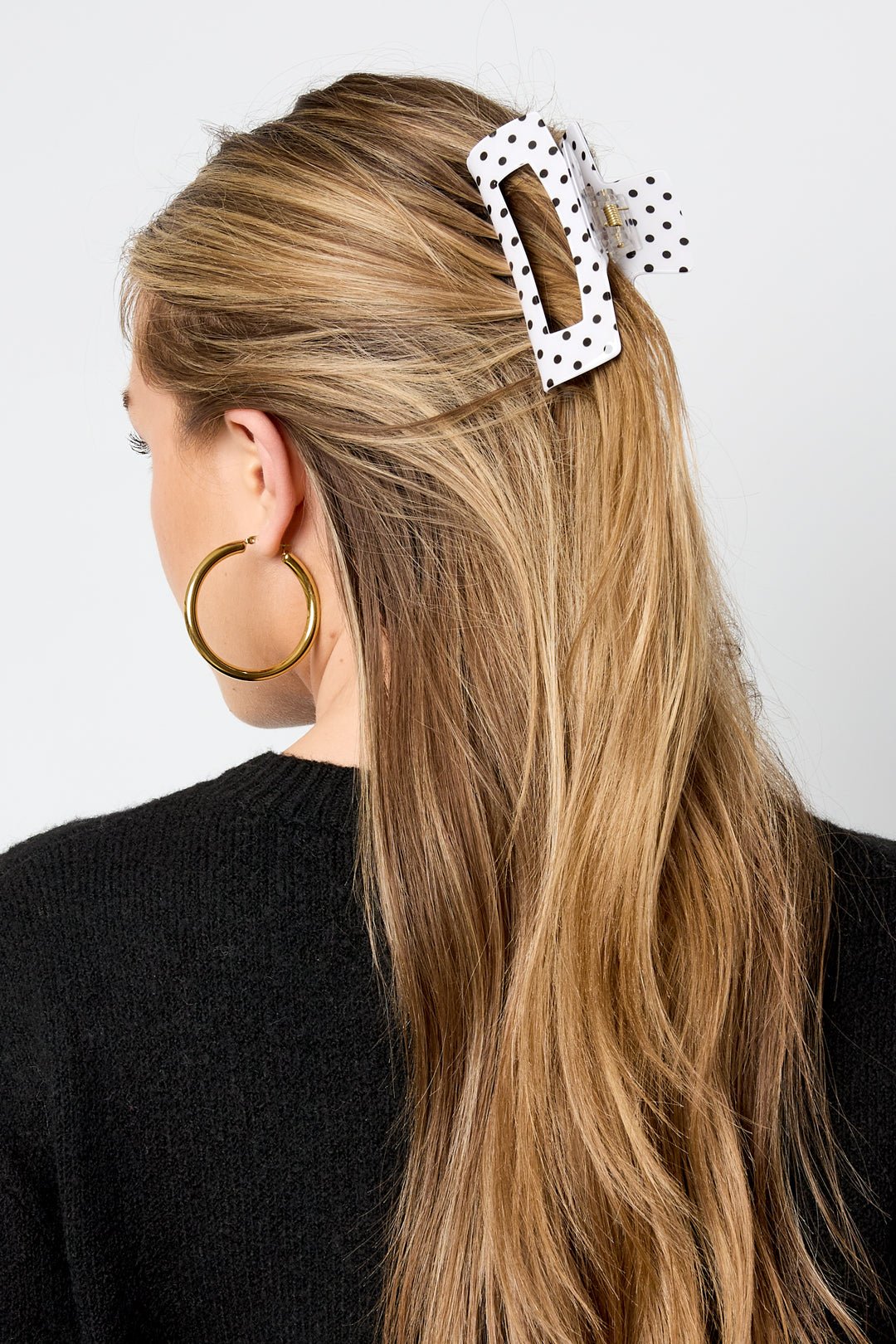 Haarclips met stippen, casual PVC-accessoires voor dagelijks gebruik