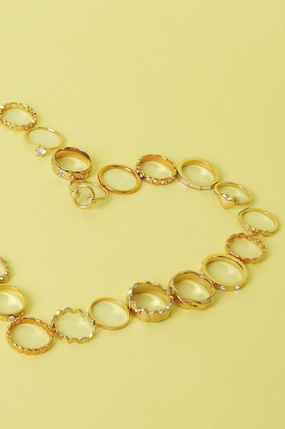 Gedrapeerde statement ring
