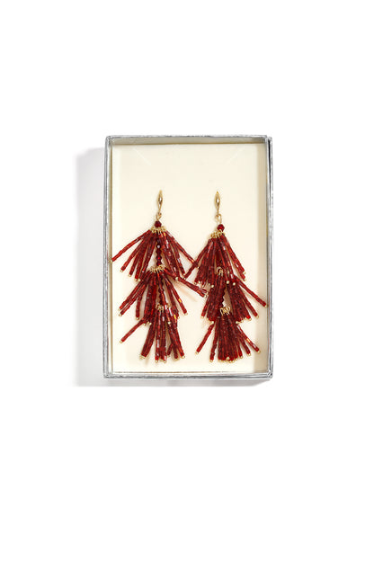 Glazen hangende oorbellen met kralen, elegante en luxe serie voor dagelijks gebruik, damessieraden