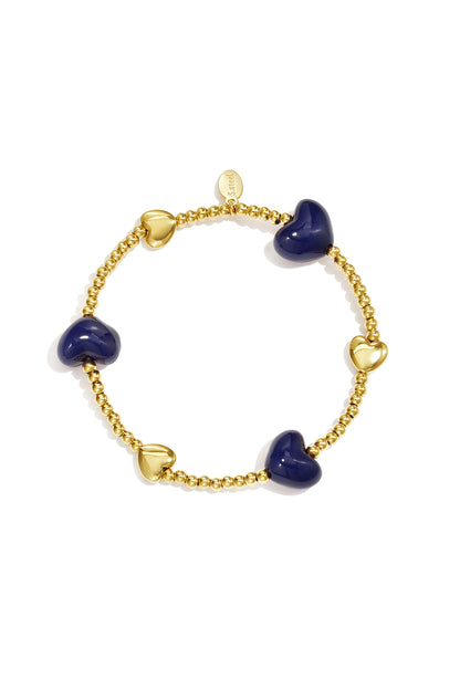 Roestvrijstalen bedelarmbanden met hartje, eenvoudige dagelijkse serie, dames sieraden