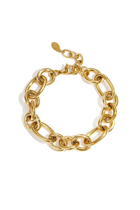 Armband met ronde schakels