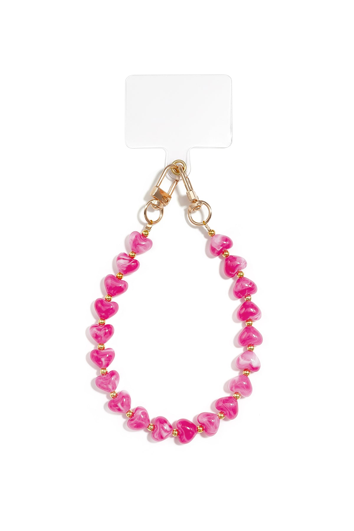 Telefoonketting met hartje, casual, acryl, dagelijkse accessoires
