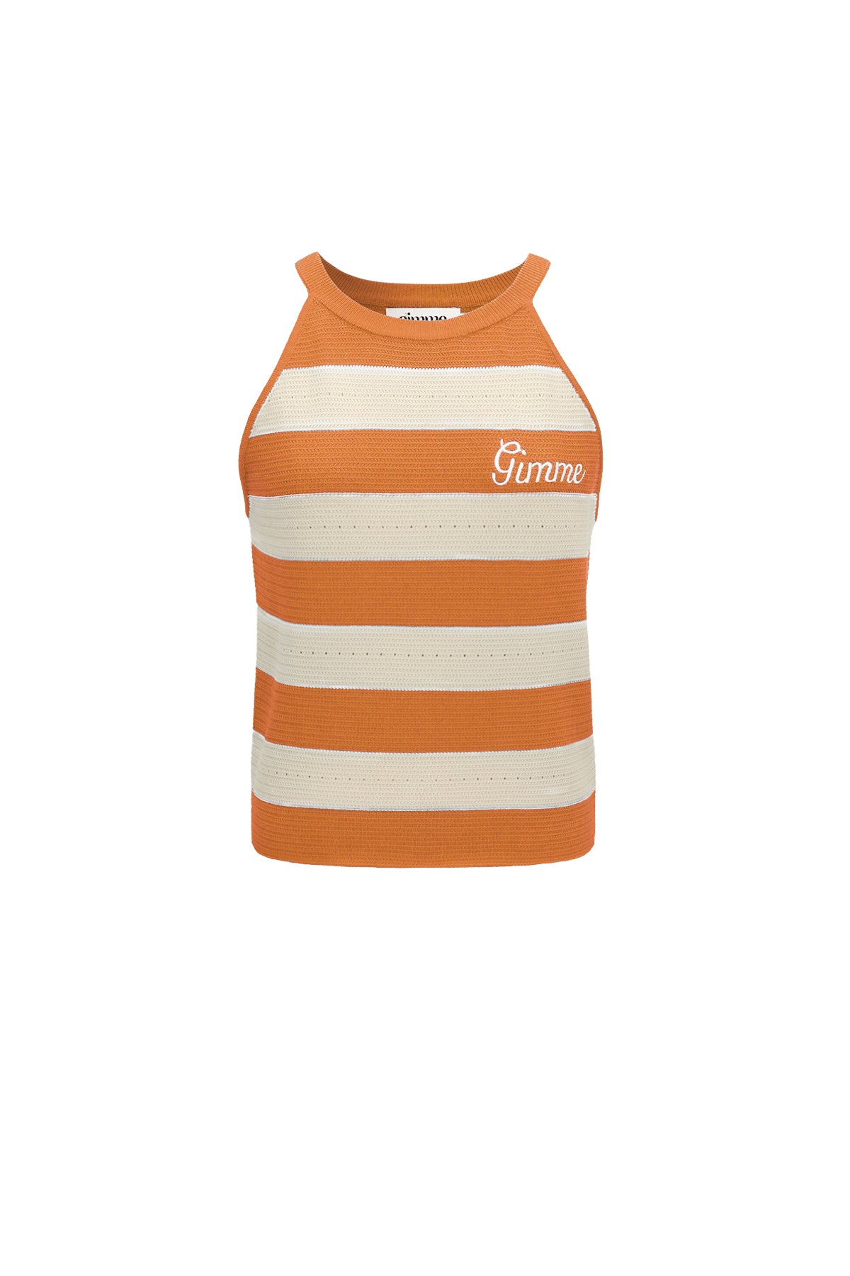 Gebreid vest van katoen met strepen, casual, lente/zomer, geen kleding