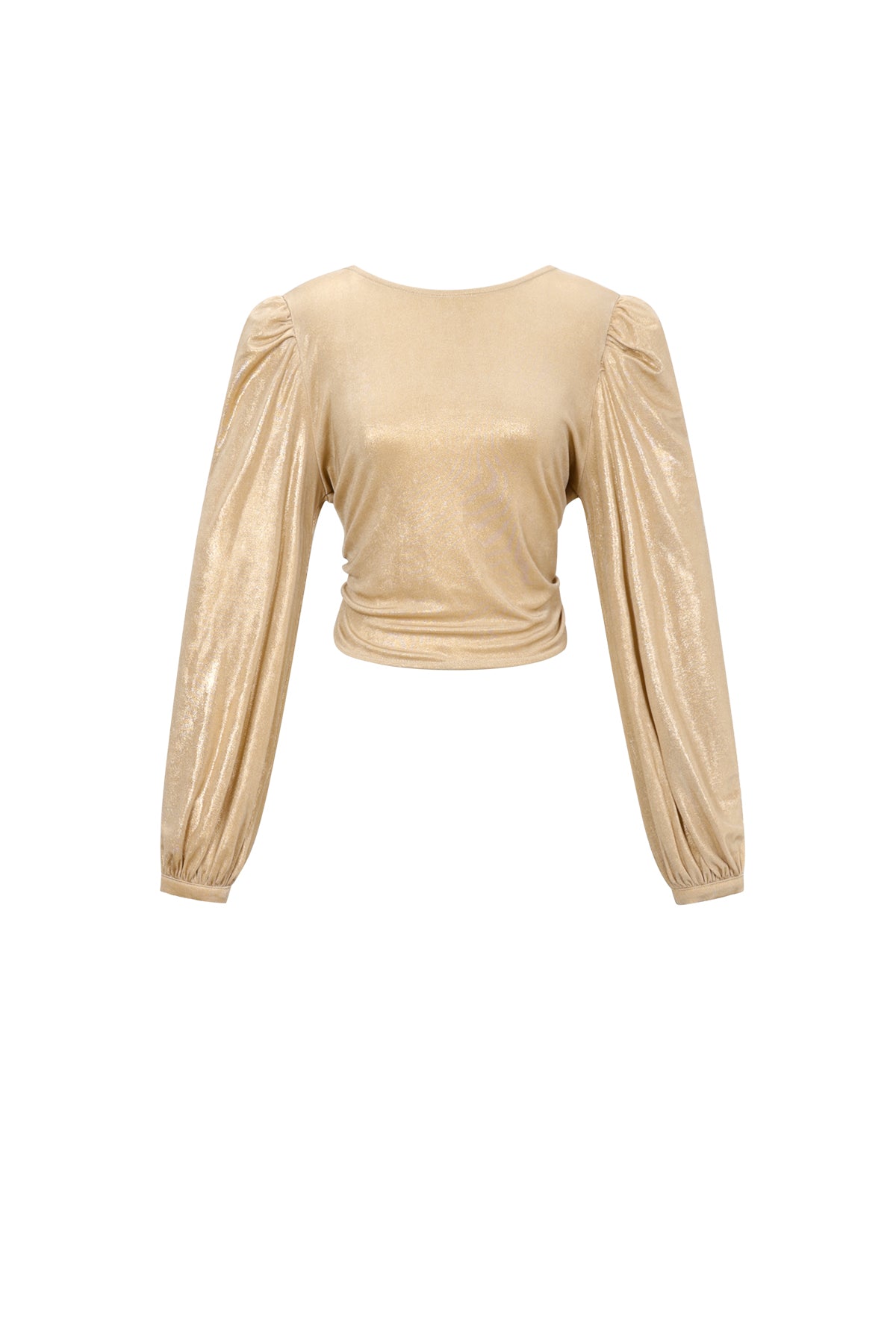 Gebreide Polyestervezel Vrouwen Lange Mouw Top Sexy Solide Kleur