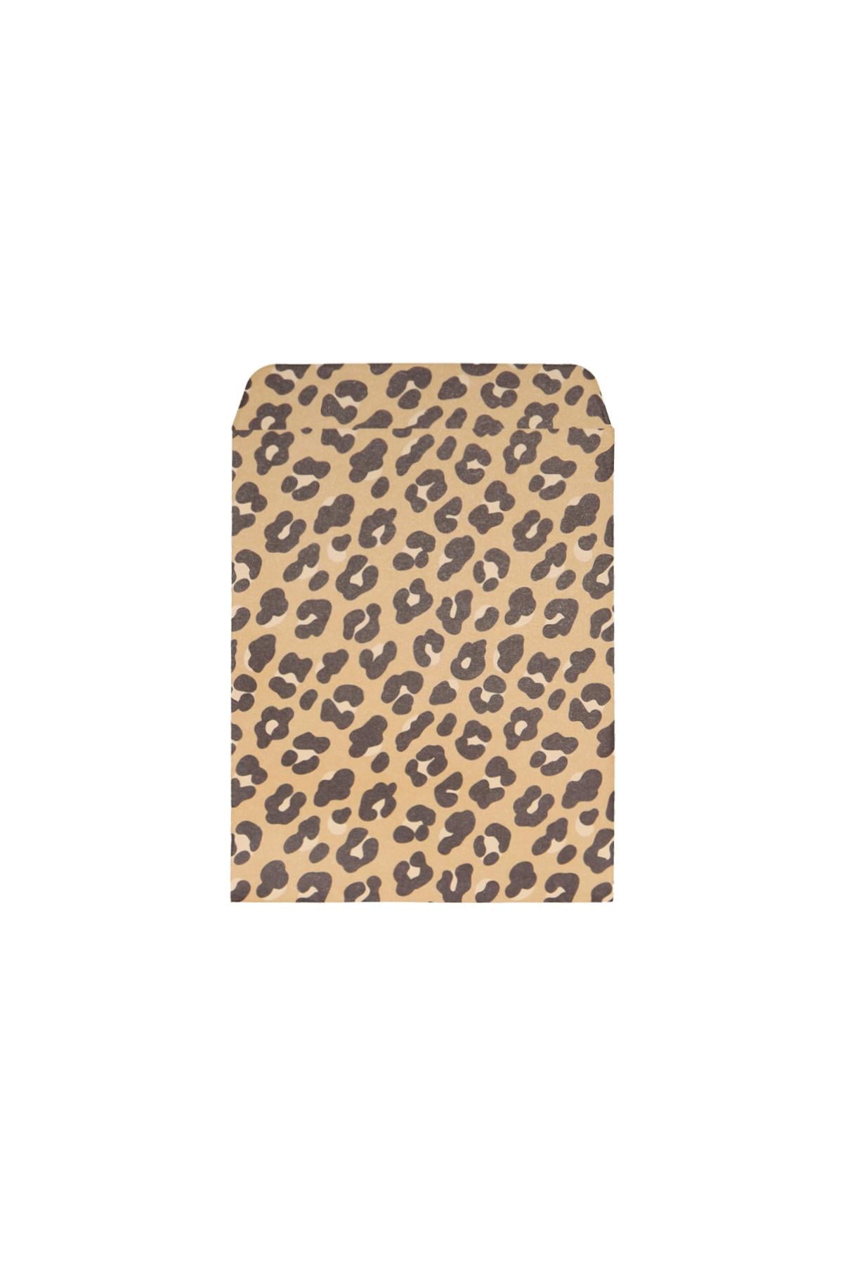 Cadeautasje - Klein met luipaardprint
