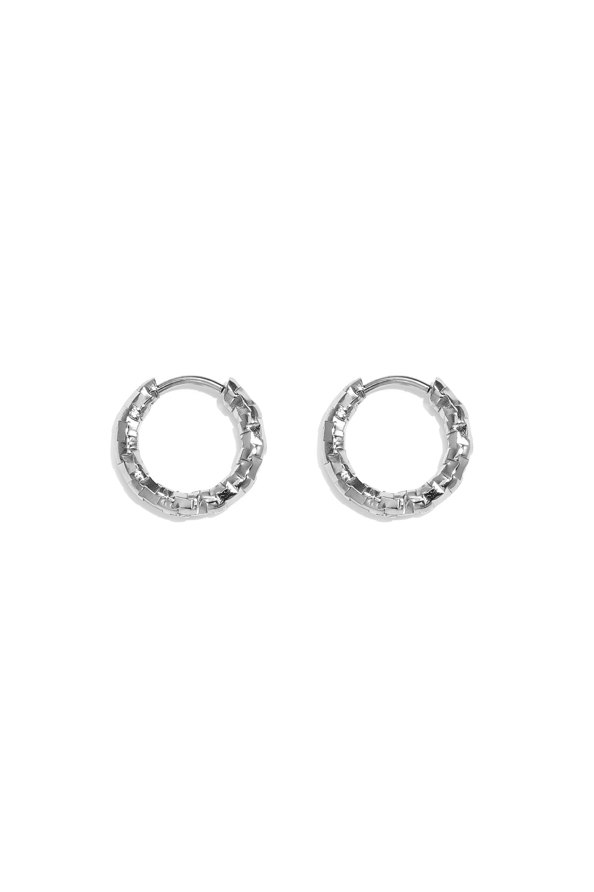 Oorbellen van roestvrij staal, Circle Simple, Simple Series, damessieraden