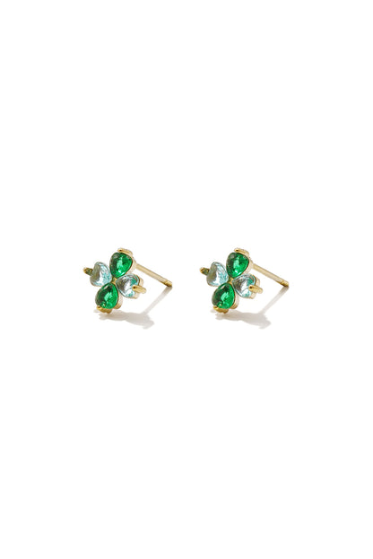 Roestvrijstalen oorknopjes met hartjesmotief, eenvoudige dagelijkse sieraden uit de Simple Series voor dames.