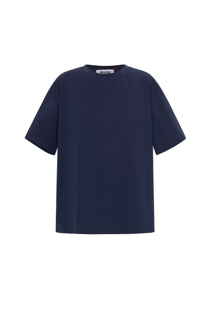 All-Fit Knitted Cotton T-Shirt in Vibrant Colors