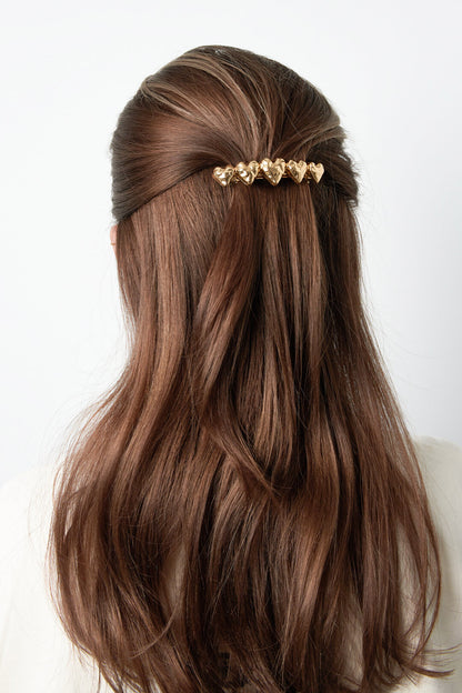 Haarclips met hartje, dagelijkse accessoires van legering