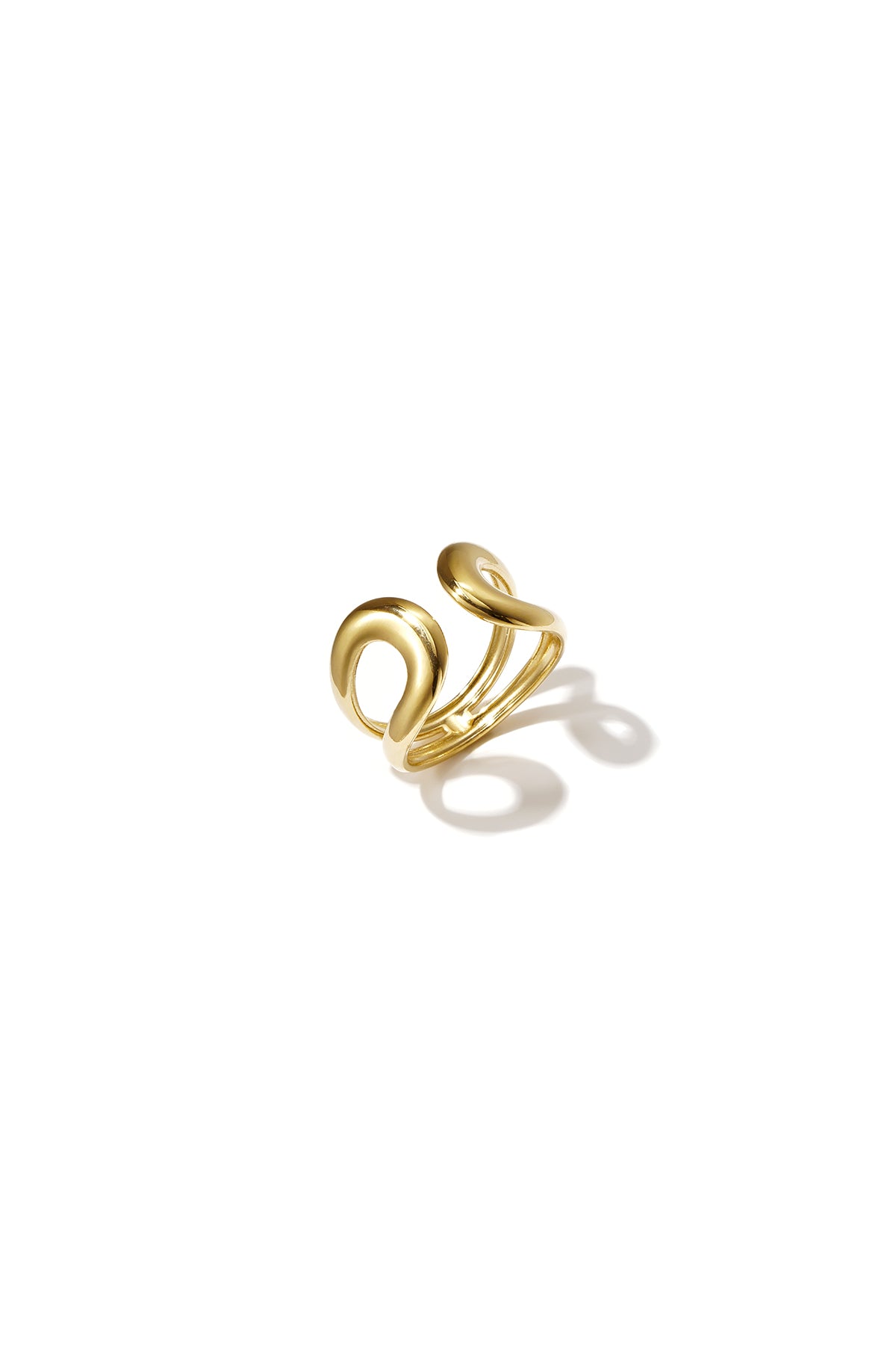 Minimalistische ringen van roestvrij staal uit de Simple Daily Simple-serie voor dames.