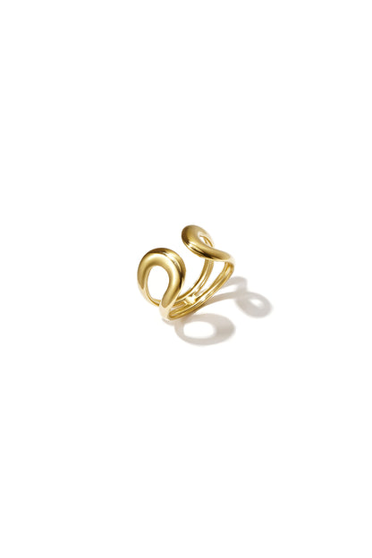 Minimalistische ringen van roestvrij staal uit de Simple Daily Simple-serie voor dames.