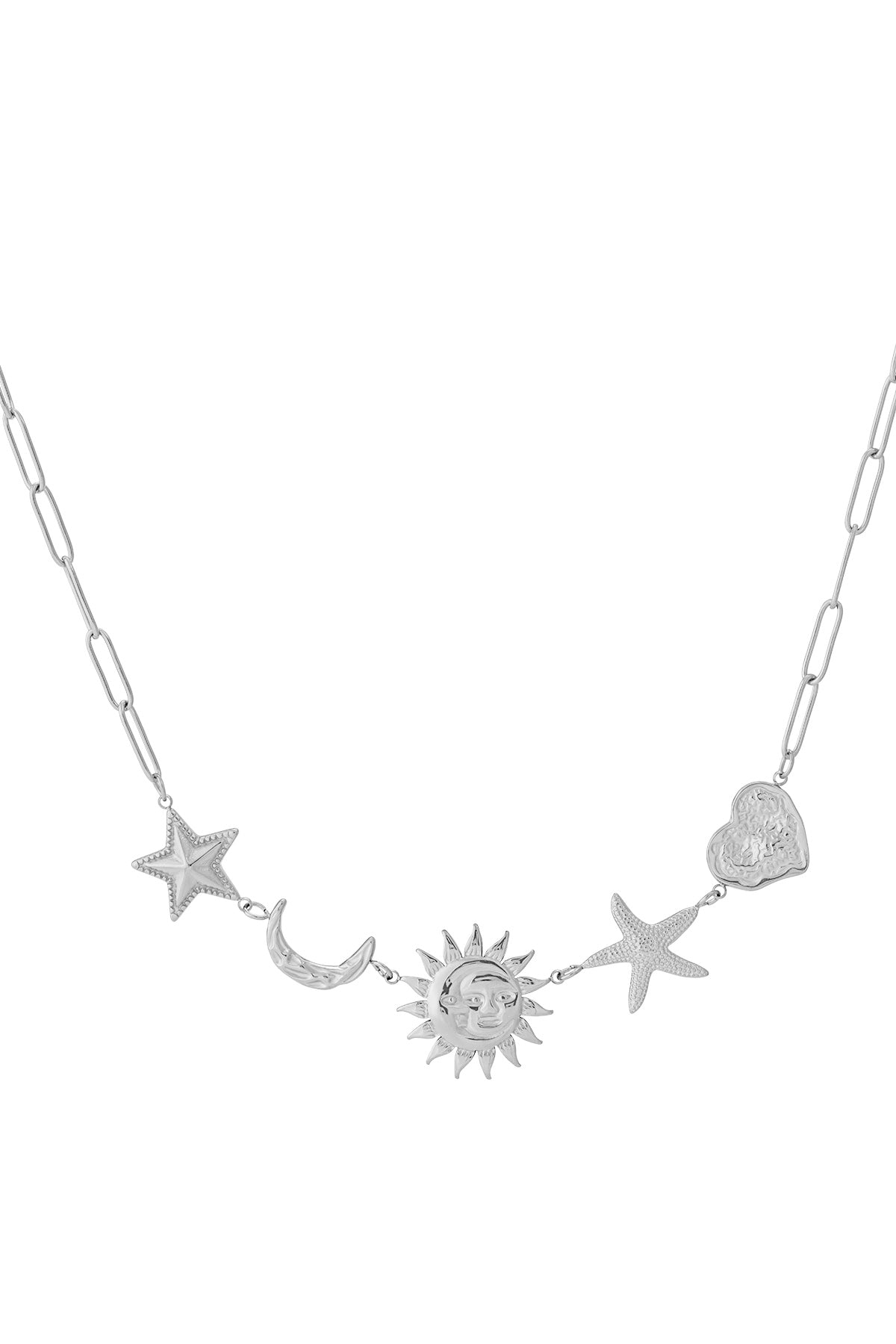 Zon Maan Ster Ketting