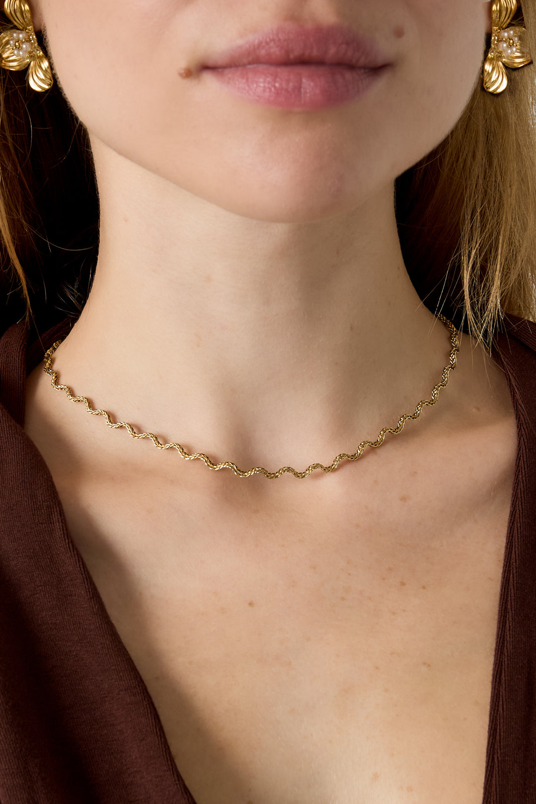 Roestvrijstalen kettingen, eenvoudige kettingen, dagelijkse sieraden uit de Simple Series voor dames.