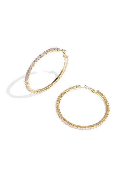 Koperen creolen geometrische elegante kerst luxe serie dames sieraden