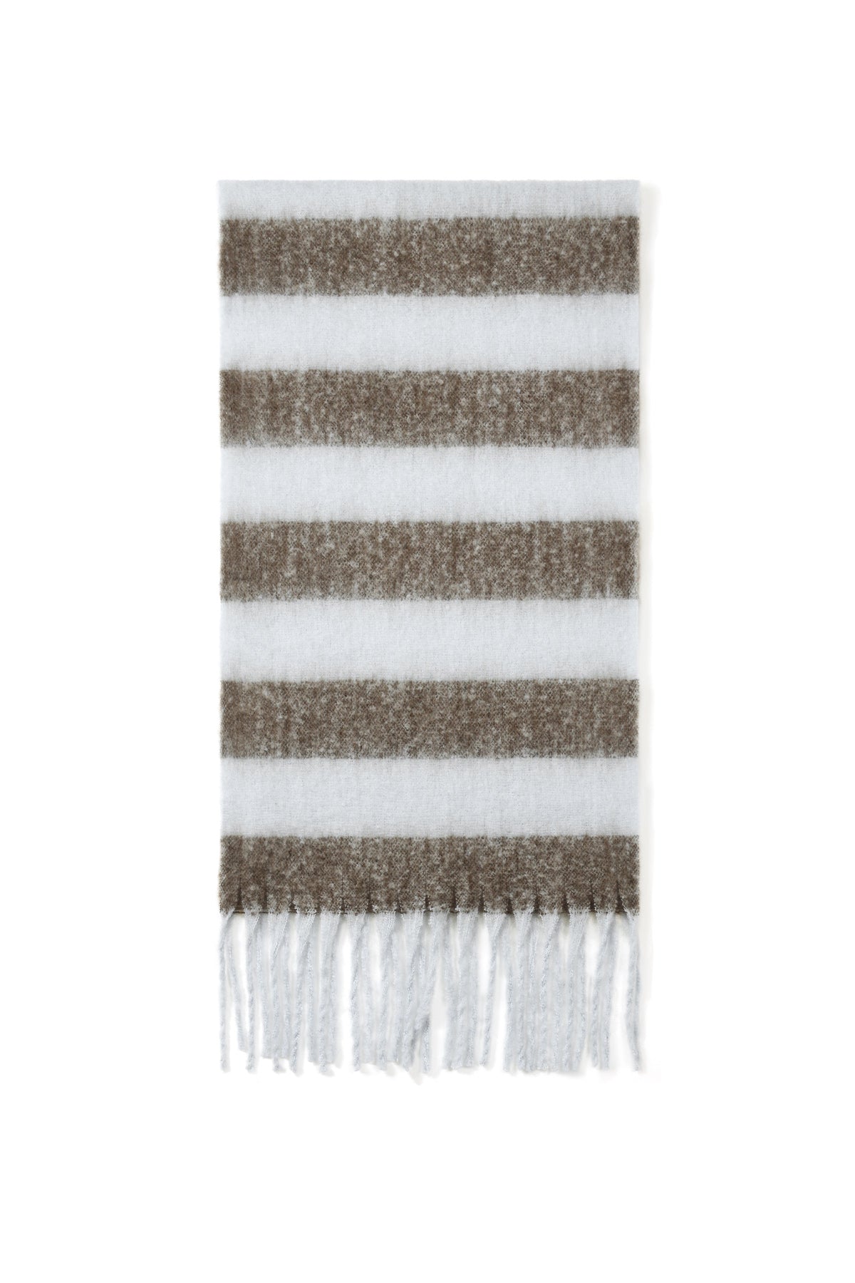 Wintersjaals met strepen, casual, polyester, dagelijkse accessoires
