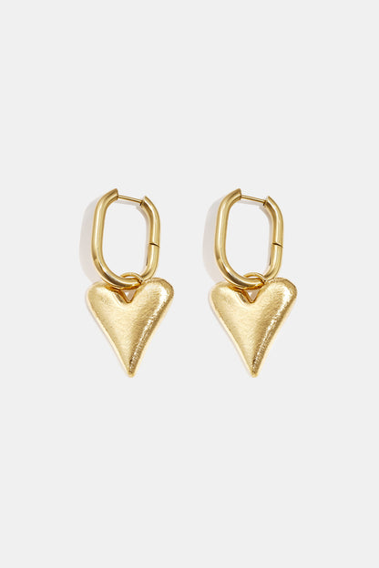 Oorbellen met hartjes, casual, dagelijks, eenvoudig, serie, damessieraden