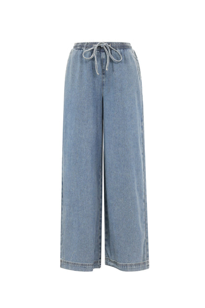 Stylish Wide Leg Denim Pants for All Fit