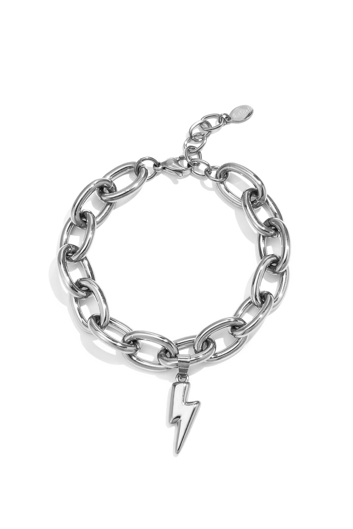 Roestvrijstalen bedelarmbanden, casual, dagelijkse, eenvoudige serie, damessieraden