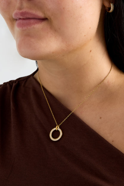 Ketting met belegde cirkel
