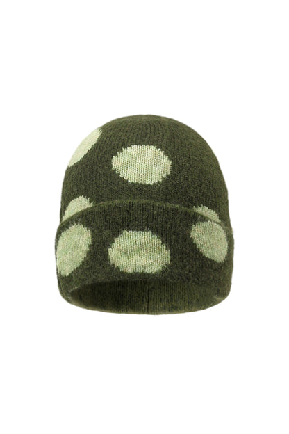 Muts met stippen, eenvoudige polyester muts, dagelijkse accessoires