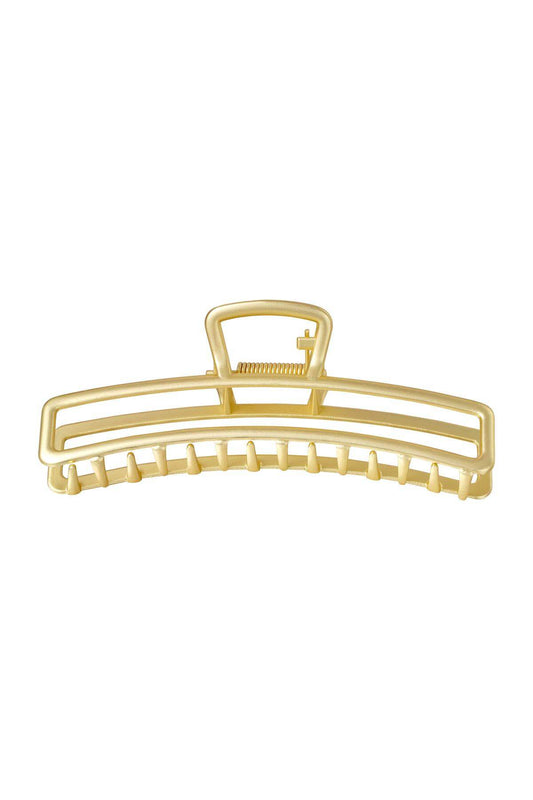 Grote metalen haarclip in Goud kleurkleur Vintage Goud kleur Metaal