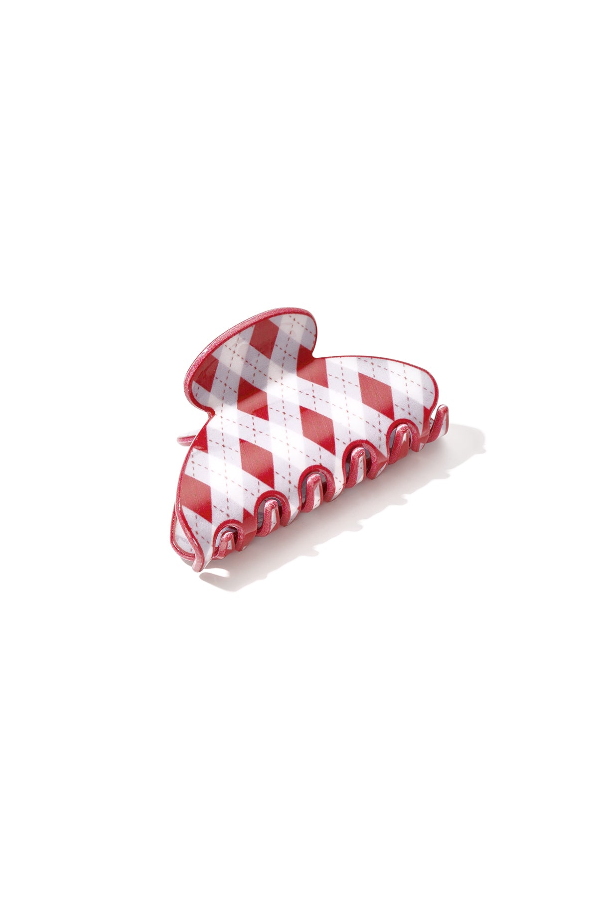 Haarklemmen met ruitjespatroon, casual PVC-accessoires voor dagelijks gebruik