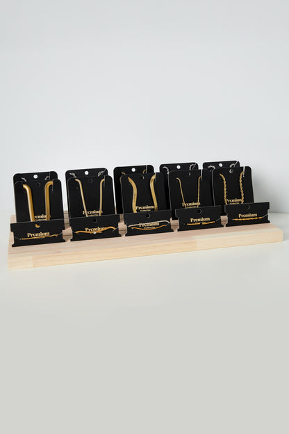 Houten jewelery tray