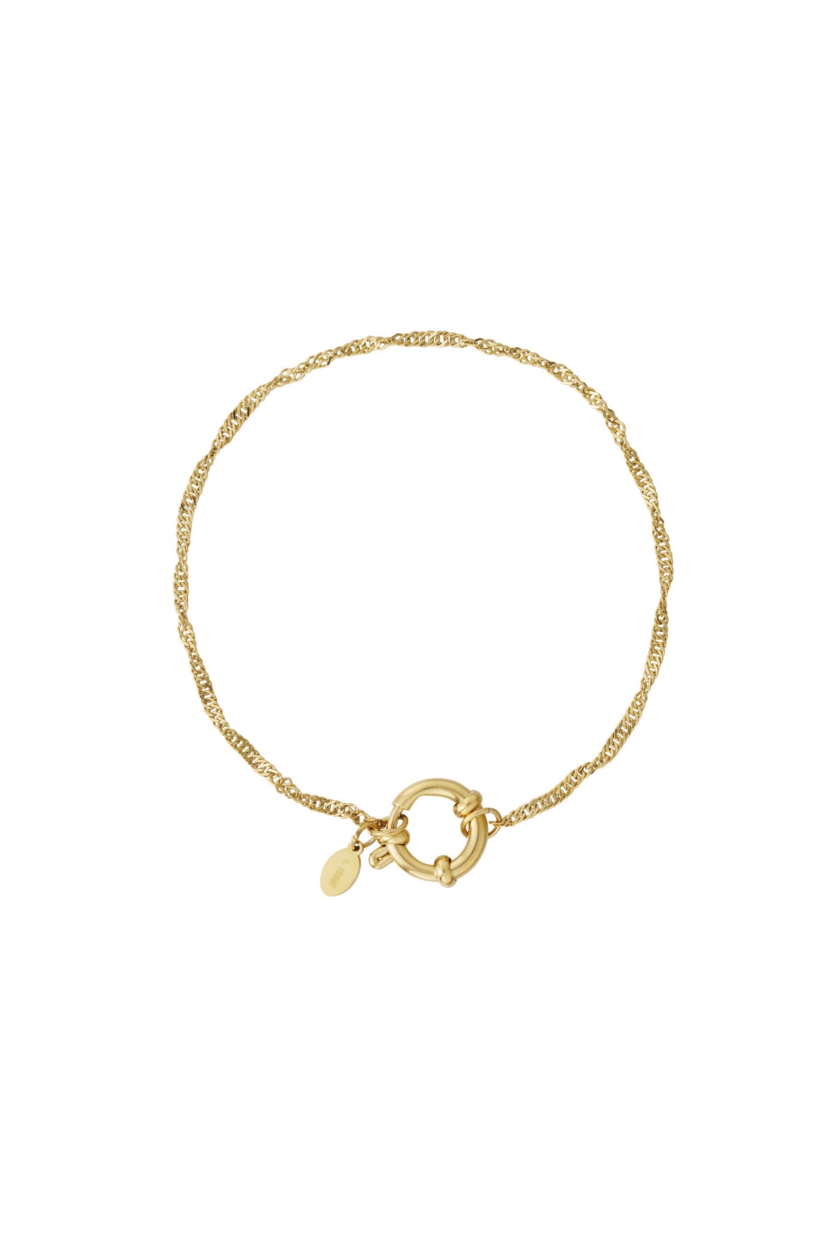 Roestvrijstalen kettingarmbanden Ketting DIY Dagelijkse eenvoudige serie Damessieraden