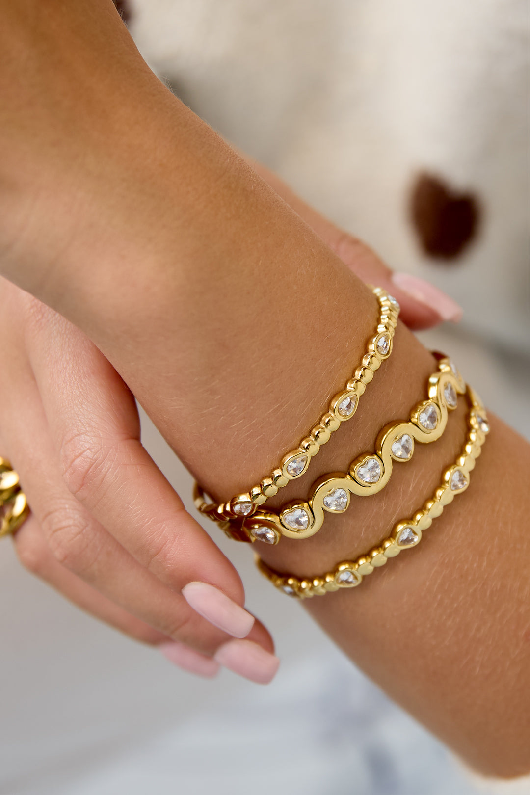 Roestvrijstalen armbanden, druppelvormig, eenvoudig, dagelijks gebruik, eenvoudige serie, damessieraden